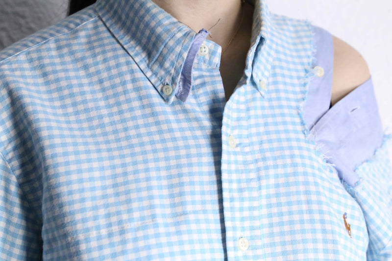 “Re:make” double design docking shirt