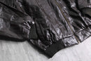 patched clothing design leather blouson