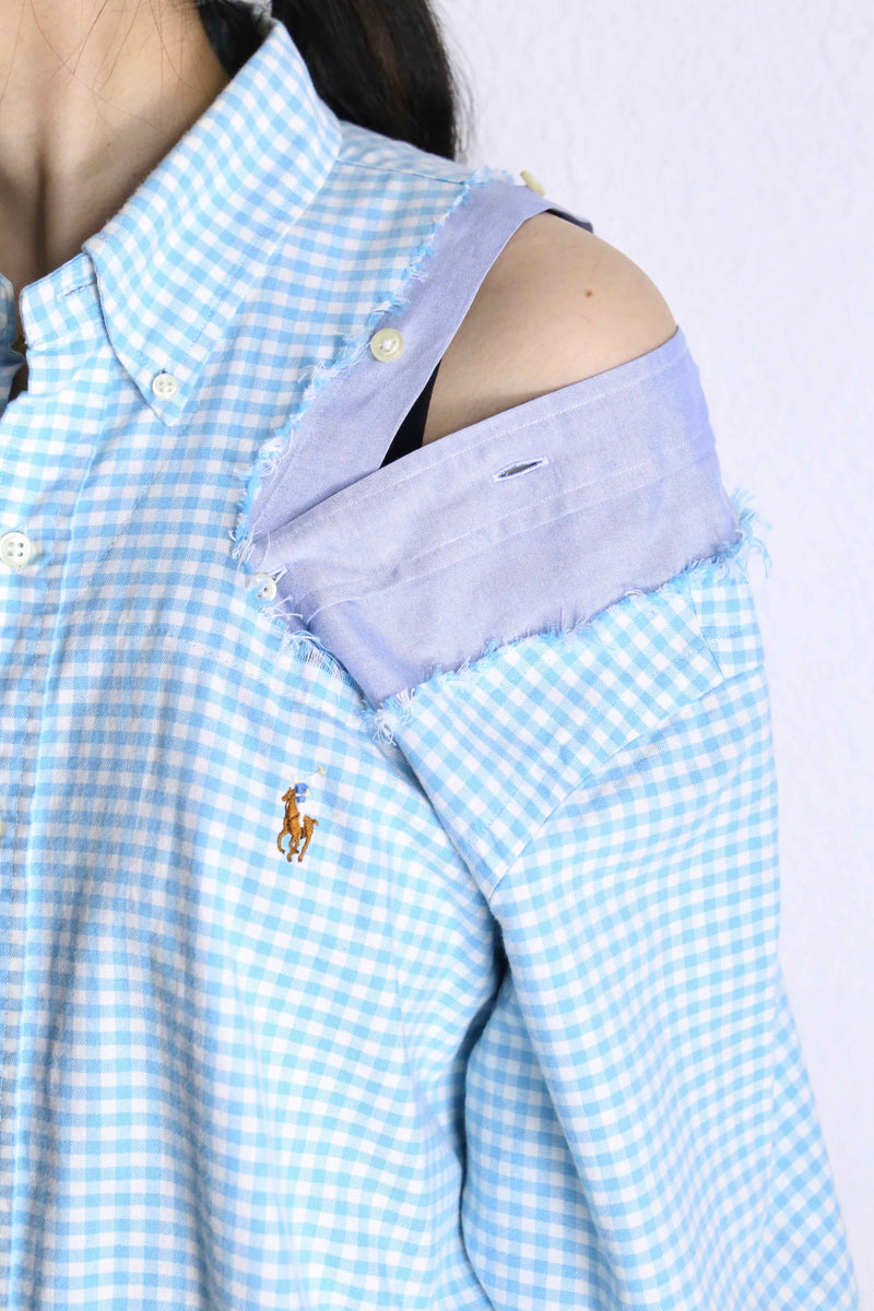 “Re:make” double design docking shirt