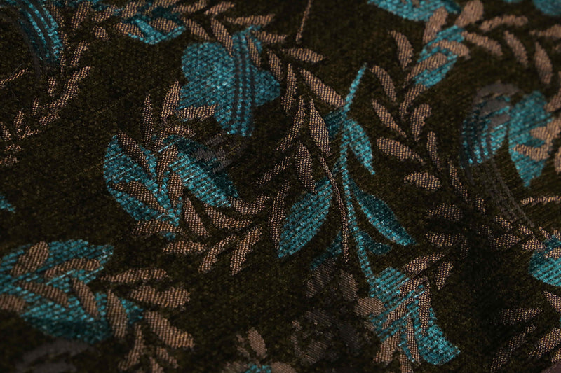 botanical embroidery design reversible jacket