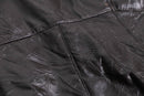 patched clothing design leather blouson