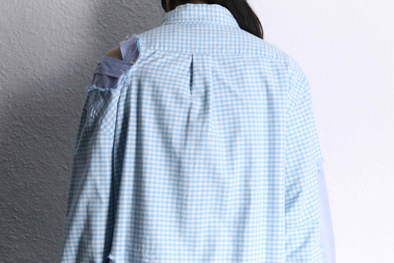 “Re:make” double design docking shirt