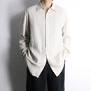 "claiborne" woven stripe linen shirt