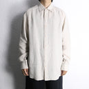 "claiborne" woven stripe linen shirt