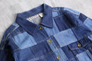 crazy patchwork denim jacket