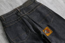 late 1980s CLOSED black baggy denim pants