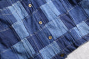 crazy patchwork denim jacket