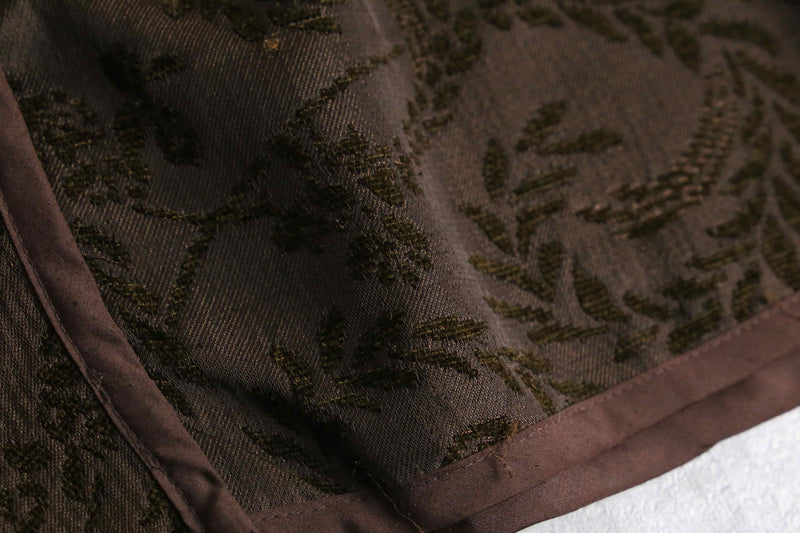 botanical embroidery design reversible jacket