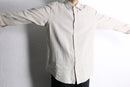 "claiborne" woven stripe linen shirt