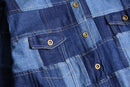crazy patchwork denim jacket