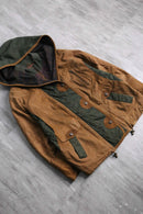 switch design leather hoodie