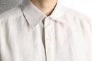 "claiborne" woven stripe linen shirt