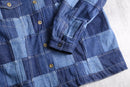 crazy patchwork denim jacket