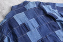 crazy patchwork denim jacket