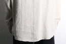"claiborne" woven stripe linen shirt