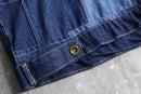 crazy patchwork denim jacket