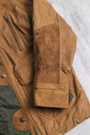 switch design leather hoodie