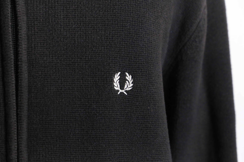 "Fred Perry" brown drivers knit