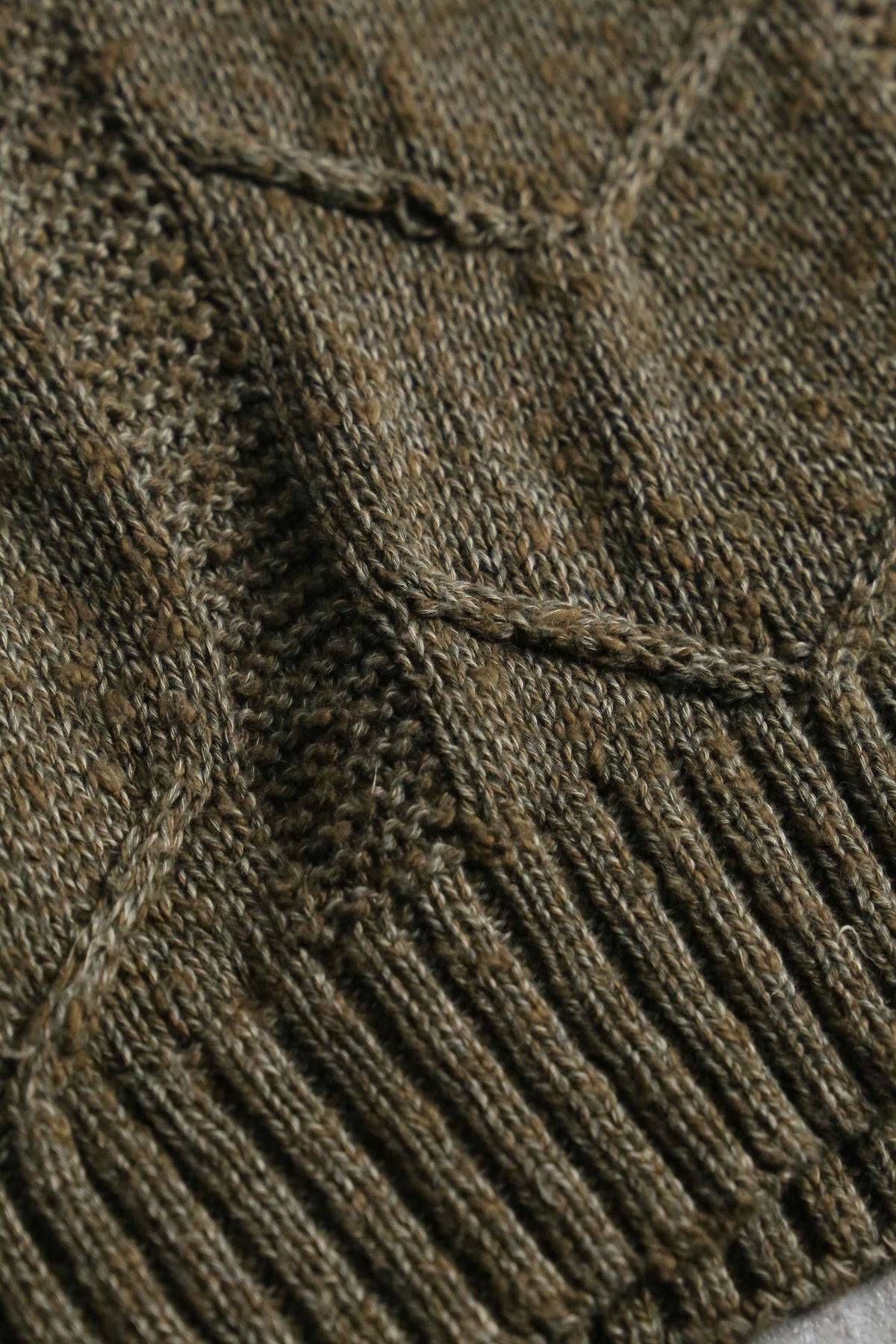 1990-00s PERRY ELLIS geometric cotton knit