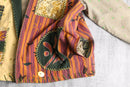 patchwork crazy pattern jacket