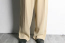 ivory stripe pattern 1tuck wide slacks