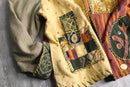 patchwork crazy pattern jacket
