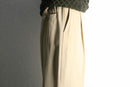 ivory stripe pattern 1tuck wide slacks
