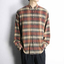 “Marlboro Classics” brown check cotton shirt