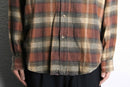 “Marlboro Classics” brown check cotton shirt