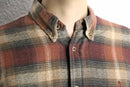 “Marlboro Classics” brown check cotton shirt