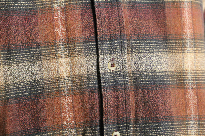 “Marlboro Classics” brown check cotton shirt