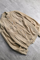 “DOLCE&GABBANA”beige hybrid tracker blouson