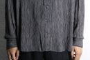 faux crinkle rayon skipper shirt