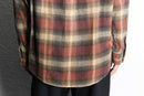 “Marlboro Classics” brown check cotton shirt