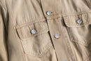 “DOLCE&GABBANA”beige hybrid tracker blouson