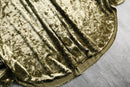 2000s gold crush velour shirt