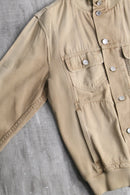 “DOLCE&GABBANA”beige hybrid tracker blouson