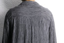 faux crinkle rayon skipper shirt