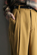“STACY ADAMS” mustard wide slacks