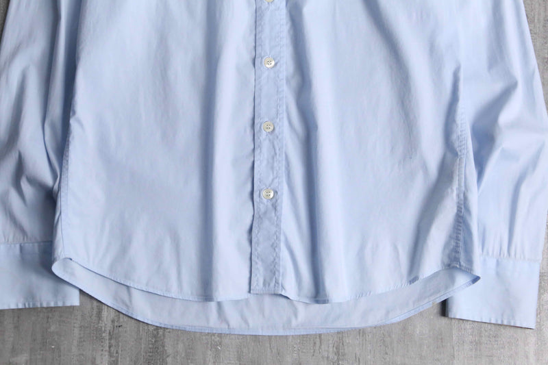 “BURBERRY” sky blue cotton shirt