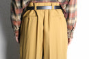 “STACY ADAMS” mustard wide slacks