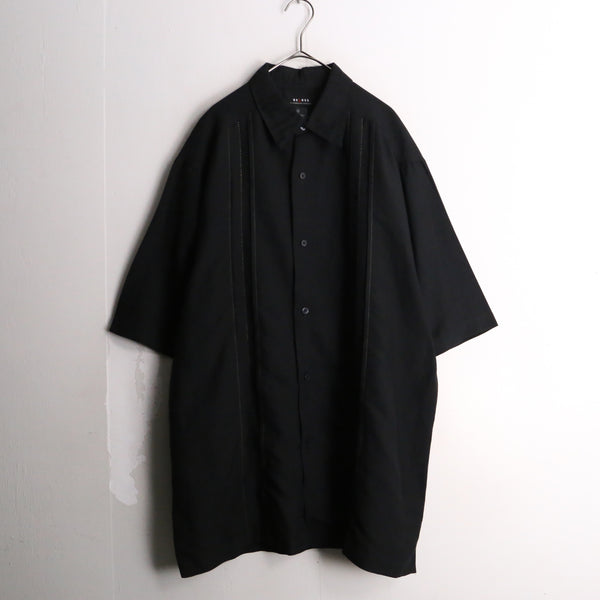 black collar button  design shirt