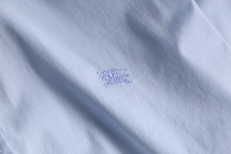 “BURBERRY” sky blue cotton shirt