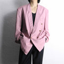 "berto lucci" pink double tailored jacket