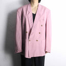 "berto lucci" pink double tailored jacket