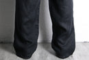 black linen wide easy pants