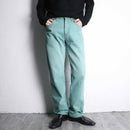 "Wrangler" turquoise blue Tapered denim pants