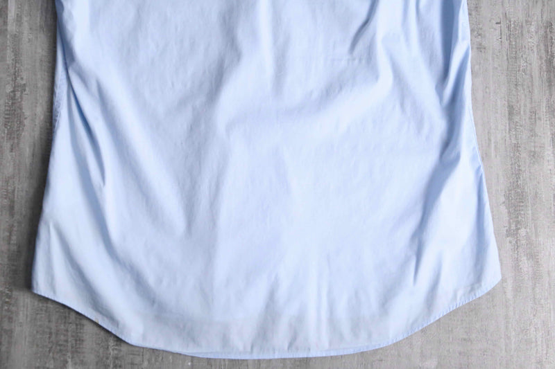 “BURBERRY” sky blue cotton shirt