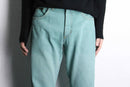 "Wrangler" turquoise blue Tapered denim pants