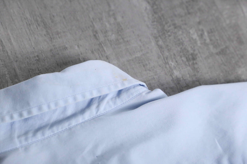 “BURBERRY” sky blue cotton shirt